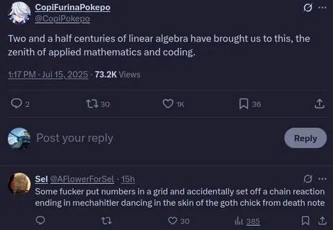 Linear Algebra Chain Reaction