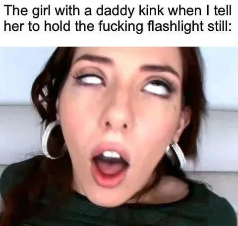 Daddy Kink Flashlight Girl