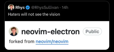 Haters Will Not See the Vision