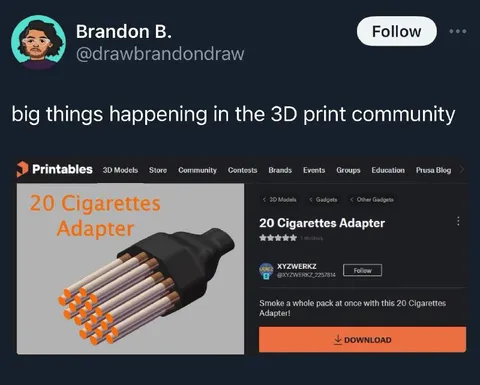 20 Cigarettes Adapter
