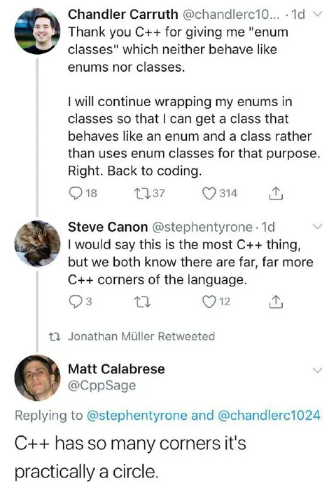C++ Has Too Many Corners