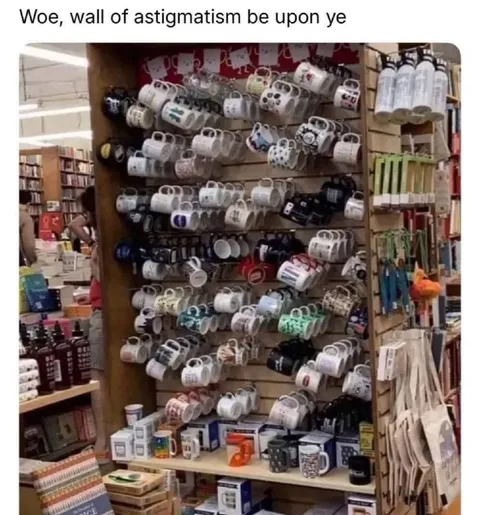 Wall of Astigmatism Mugs