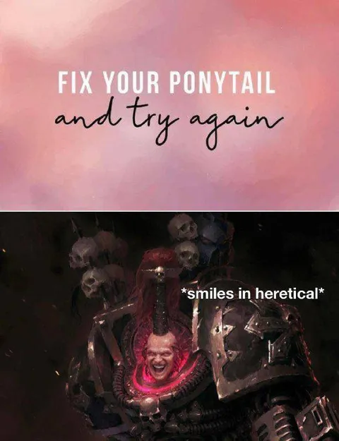 Fix Your Ponytail Heretical Smile