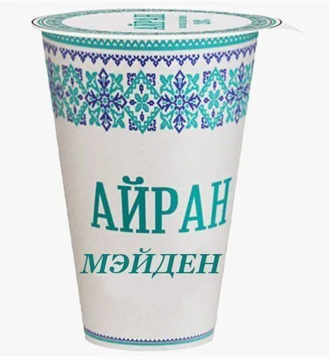Айран Мэйден на стакане