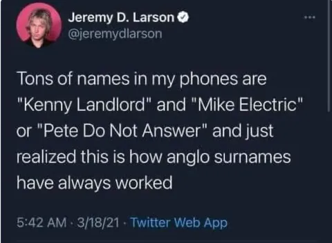 Anglo-Saxon Surname Realization