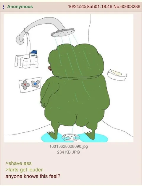 Shave Ass Farts Get Louder
