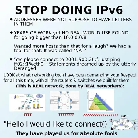 Stop Doing IPv6