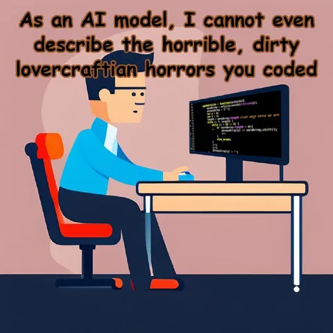 AI Cannot Describe Lovecraftian Code