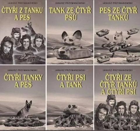 Čtyři tanky a čtyři psi