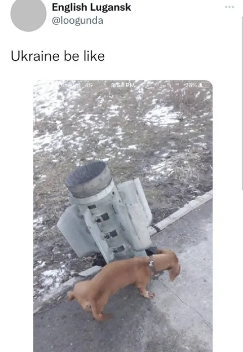 Ukraine Be Like Missile Dog Walk