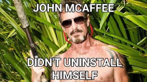 John McAfee Didn't Uninstall Himself