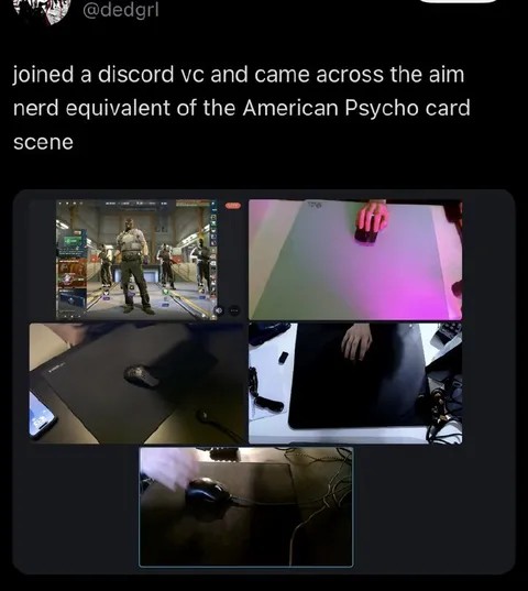 Discord Aim Nerd Card Scene
