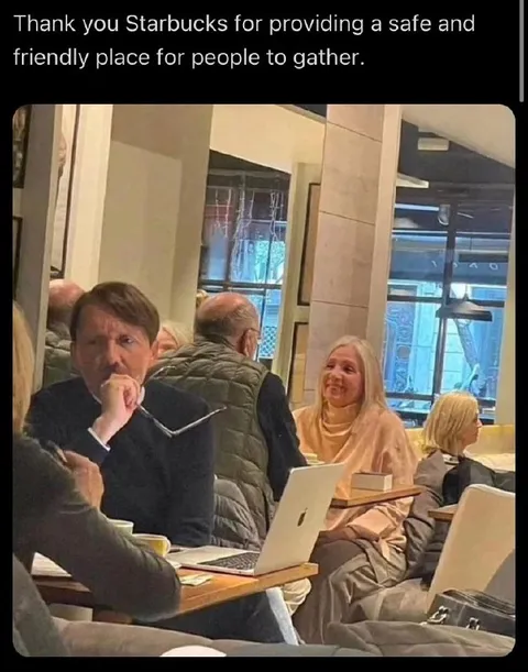 Hitler at Starbucks