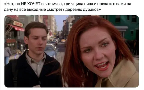 Мэри Джейн кричит на Питера