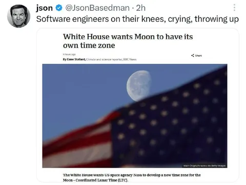 Moon Gets Its Own Time Zone