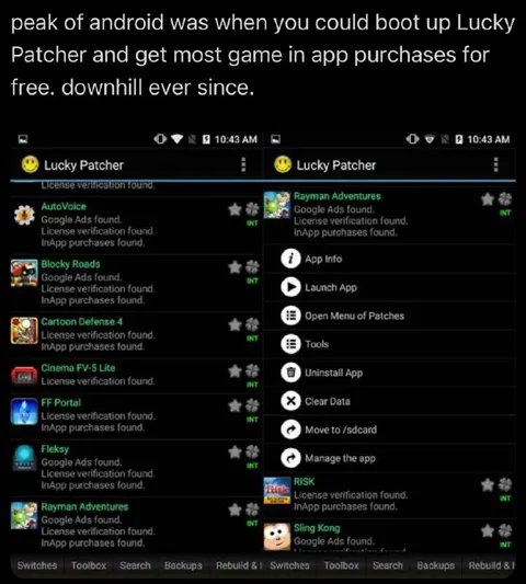 Peak Android Was Lucky Patcher