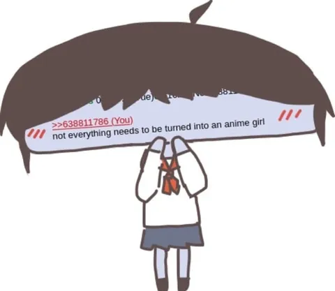 Not Everything Needs an Anime Girl