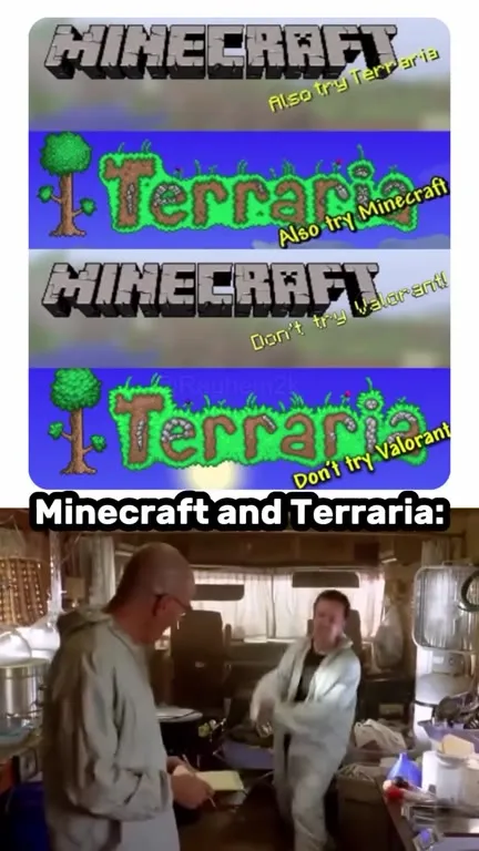 Minecraft and Terraria Choose Violence