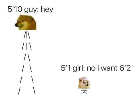 Height Preference Rejection Meme