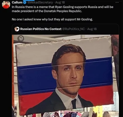Ryan Gosling for Donetsk President