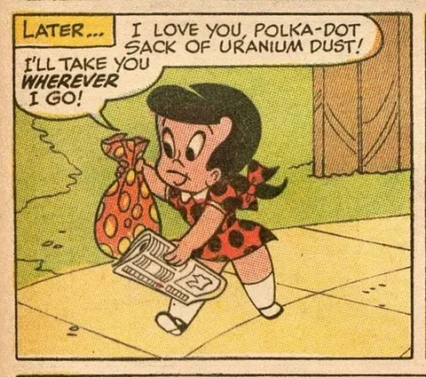 Polka-Dot Sack of Uranium Dust