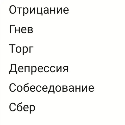 Пять стадий собеседования