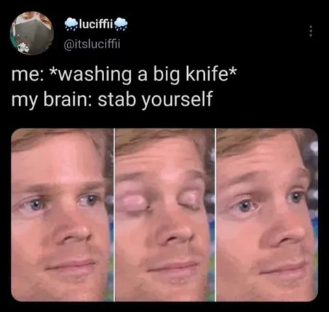 Washing a Big Knife