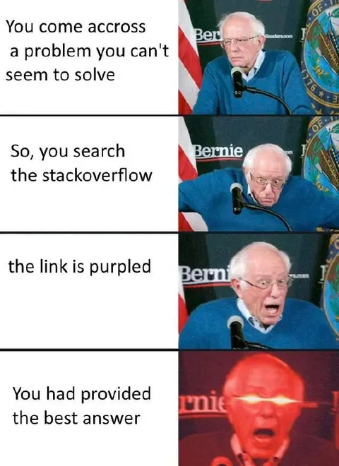 Stack Overflow Link Is Purple