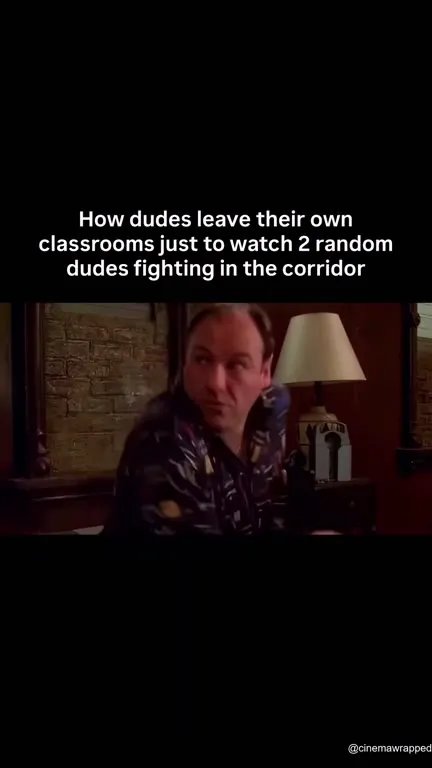 Leaving class for a fight