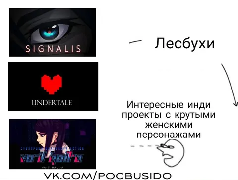 Лесбухи любят инди-игры
