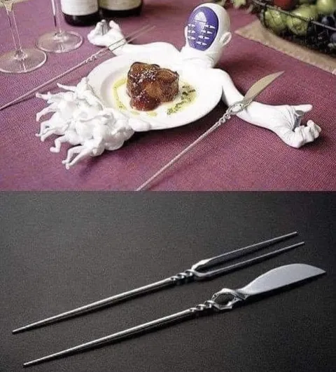Самые неудобные столовые приборы
