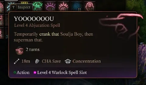 YOOOOOOOU Abjuration Spell