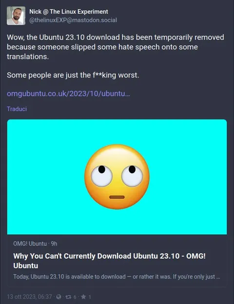 Ubuntu Download Temporarily Removed