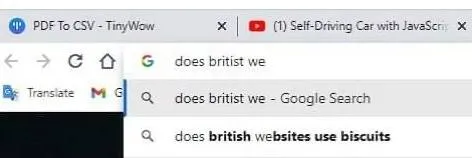 British Websites Use Biscuits