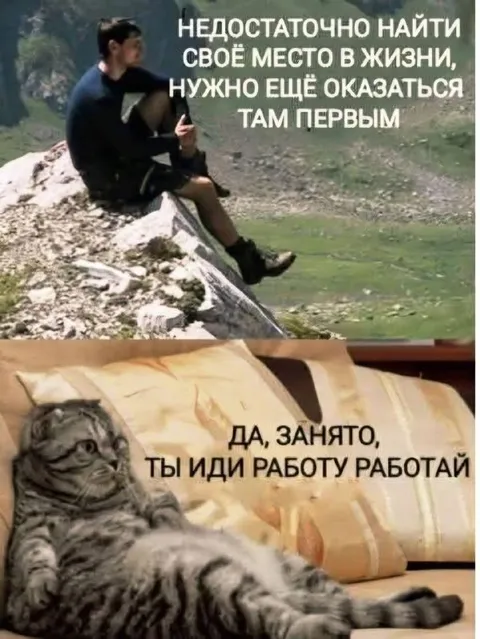 Сначала найди своё место