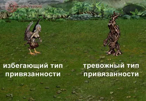 Типы привязанности в отношениях