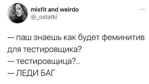 Леди Баг для тестировщика