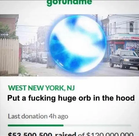 Huge Orb in the Hood