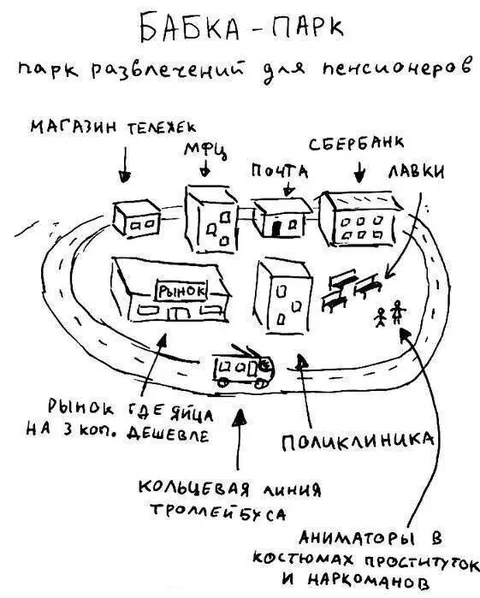 Бабка-парк для пенсионеров
