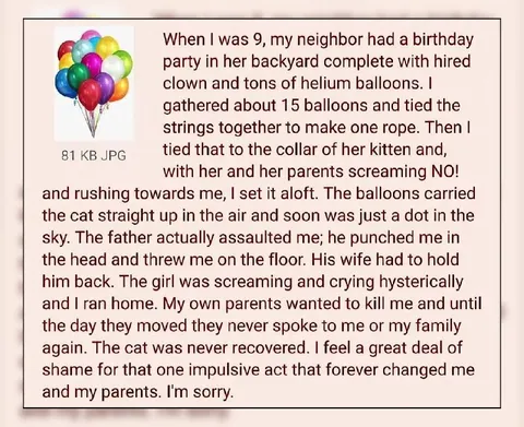The Helium Balloon Cat Incident