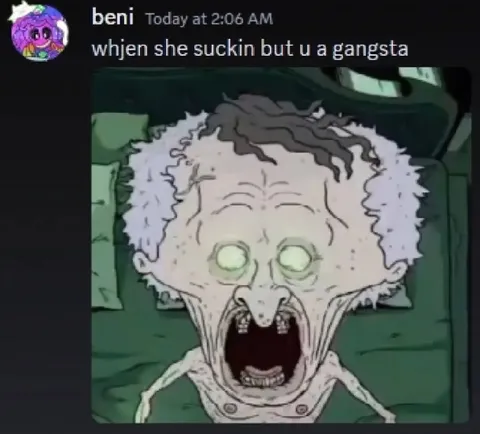 When She Suckin but U a Gangsta
