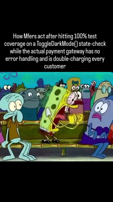 SpongeBob Celebrates Broken Payments