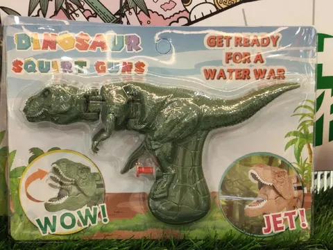 Dinosaur Squirt Gun Water War