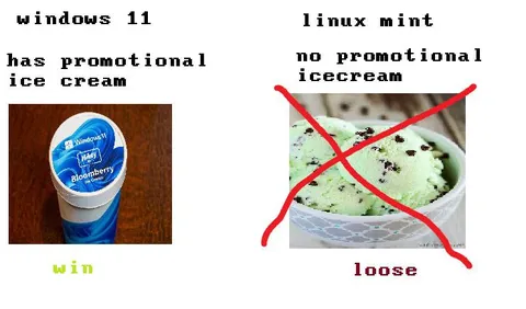 Windows 11 Promotional Ice Cream