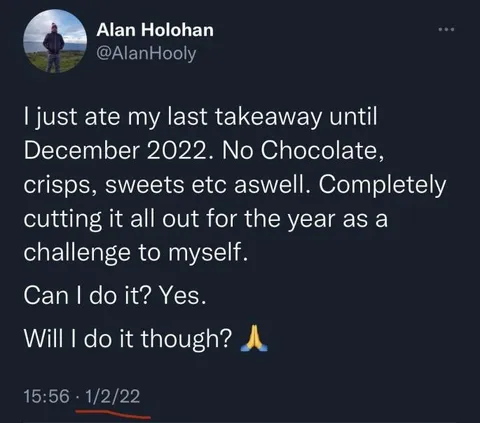 New Year Junk Food Challenge