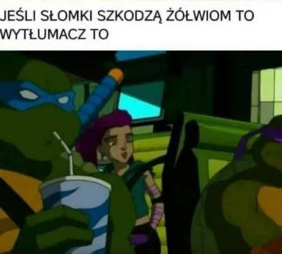Słomki szkodzą żółwiom