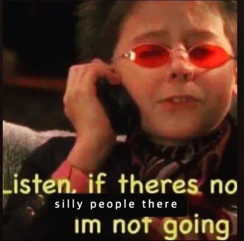 No Silly People, I'm Not Going