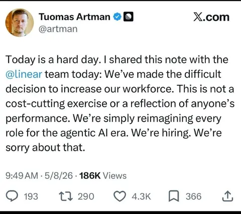 AI Replaces Everyone at Linear