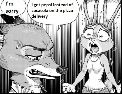 Pepsi Instead of Coca-Cola