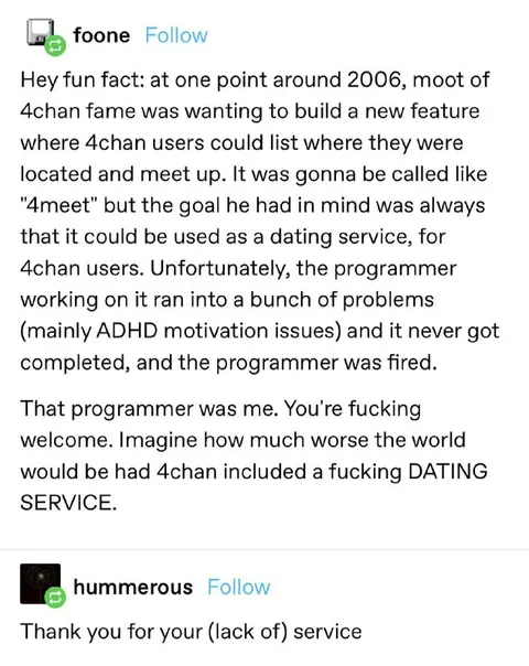 Thank You for the Lack of Service